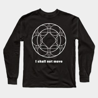 BLM Not Moving Long Sleeve T-Shirt